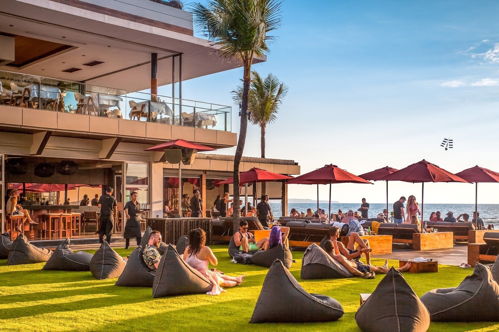 sunset at kudeta seminyak