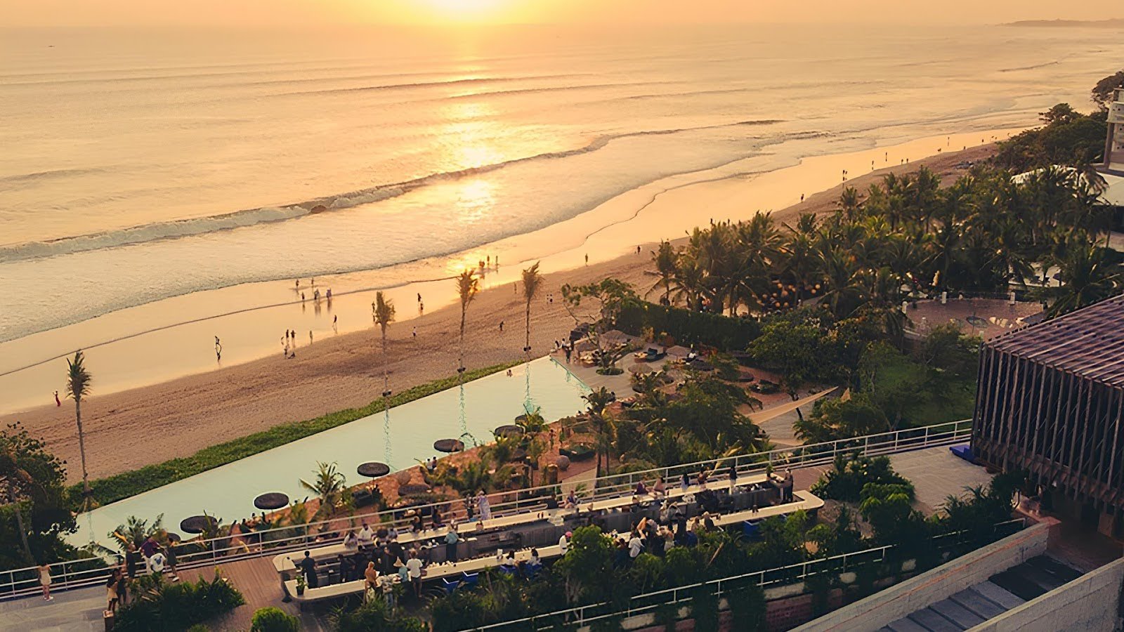 Sunset at desa potato head